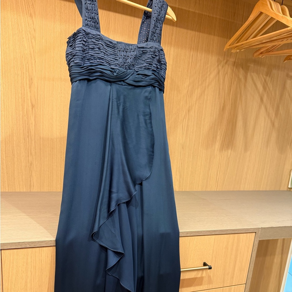 Valentino Navy Blue Silk gown
